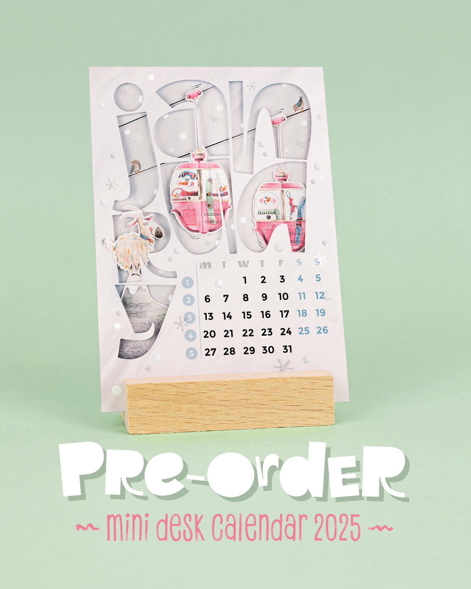 2025_MiniDeskCalendar_Preorder_4-5