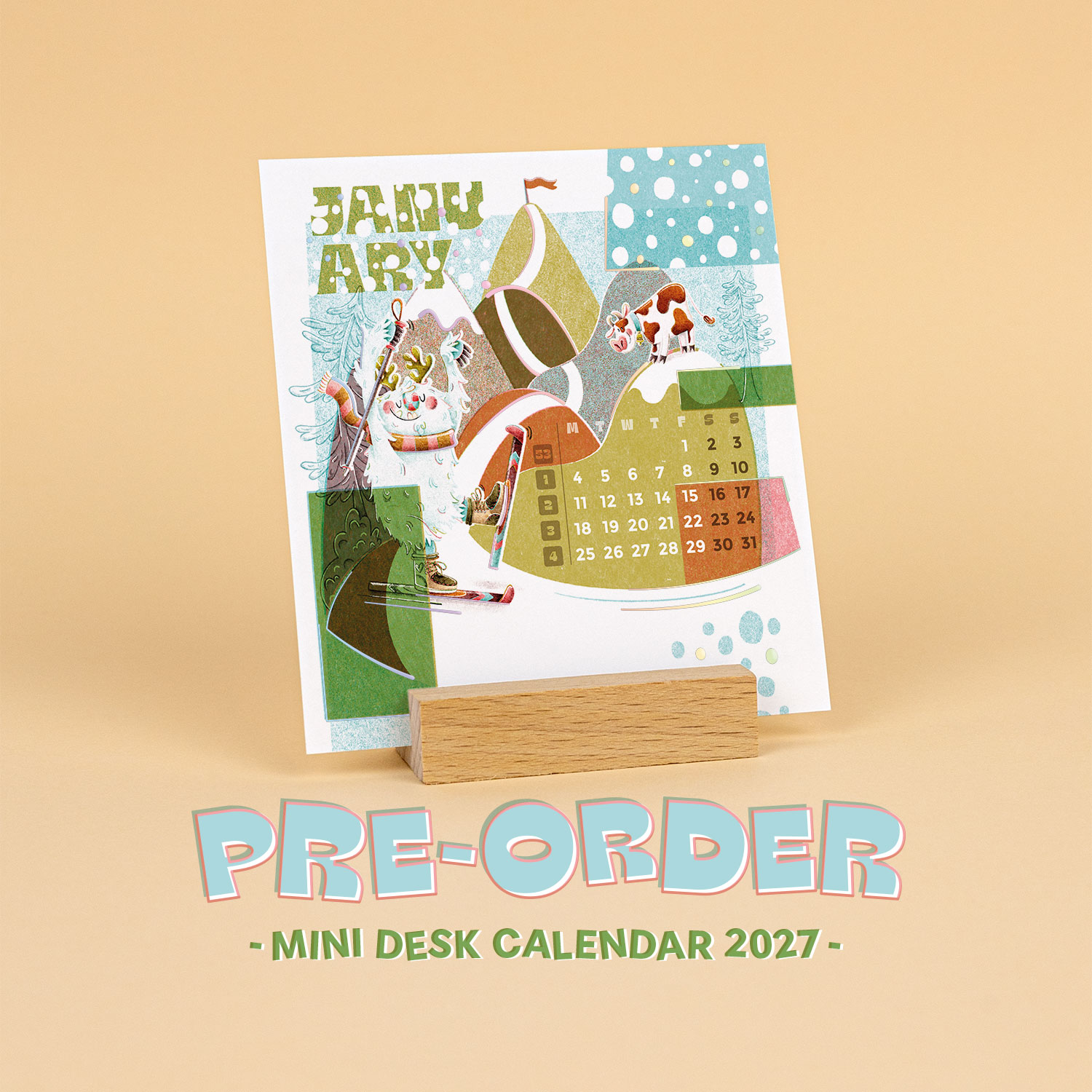 2026_MiniDeskCalendar_Pre-order